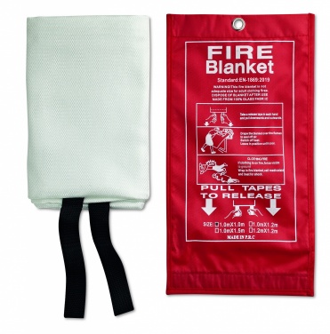 Logotrade promotional product picture of: Fire blanket in pouch 100x95cm