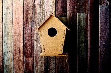 Logotrade promotional merchandise image of: Wooden bird house