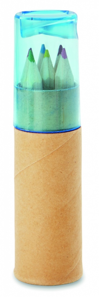 Logotrade advertising product picture of: 6 coloured pencils