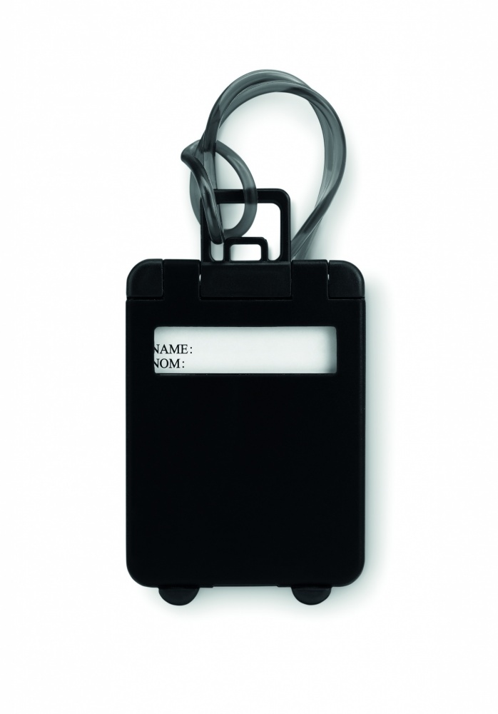 Logo trade promotional item photo of: Luggage tags plastic