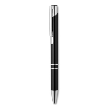 Logotrade promotional gift picture of: Push button aluminium pen BERN