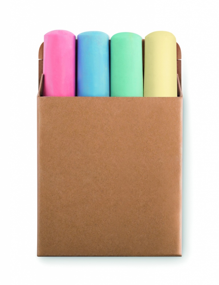 Logo trade promotional gifts picture of: 4 chalk sticks