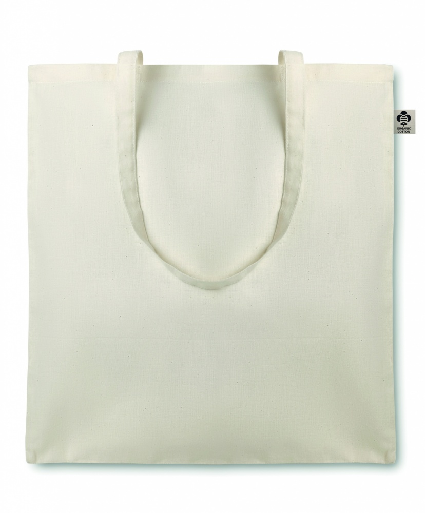 Logo trade promotional giveaways picture of: 105gr/m² organic cotton bag