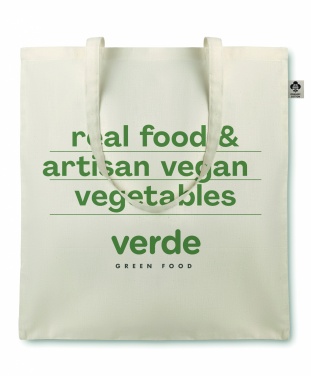 Logo trade promotional item photo of: 105gr/m² organic cotton bag