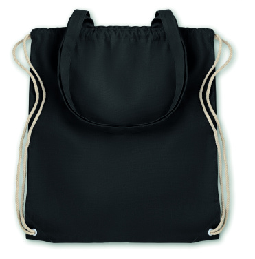 Logo trade corporate gifts image of: 220gr/m² canvas 2 function bag