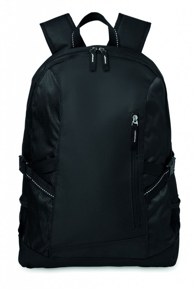 Logo trade corporate gifts image of: Polyester laptop backpack