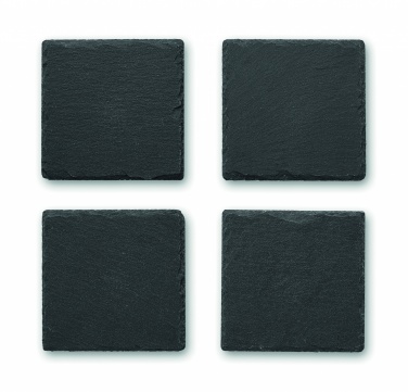 Logotrade promotional giveaway picture of: Slate coasters with EVA bottom