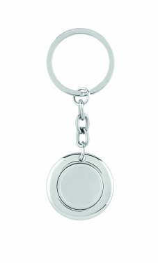 Logo trade advertising products picture of: Key ring with token Cēsis