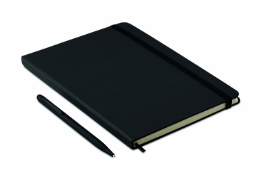 Logo trade corporate gift photo of: A5 notebook w/stylus 72 lined
