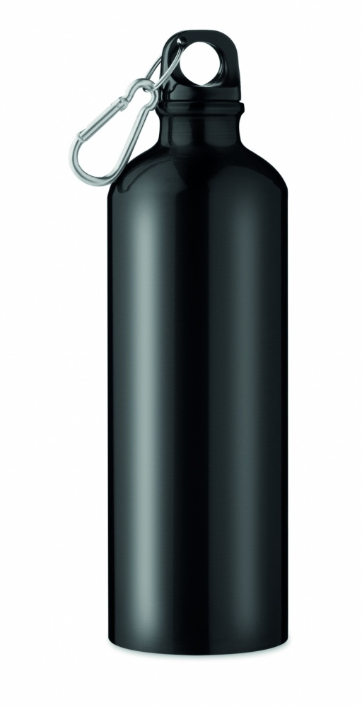 Logotrade promotional giveaways photo of: Single-walled 750 ml aluminum bottle with a carabiner and customizable printing