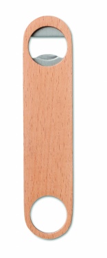 Logo trade business gifts image of: Wooden bottle opener