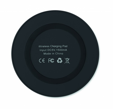 Logo trade corporate gifts image of: Small wireless charger 5W