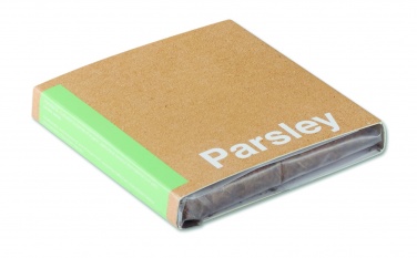 Logo trade promotional merchandise picture of: Compost with seeds "PARSLEY"