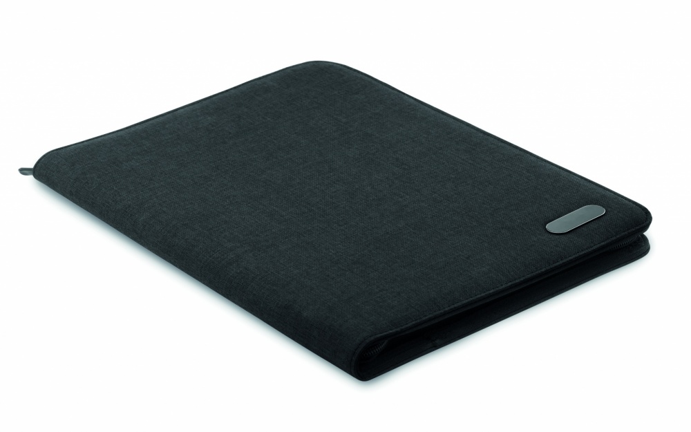 Logo trade promotional merchandise image of: A4 conference folder zipped