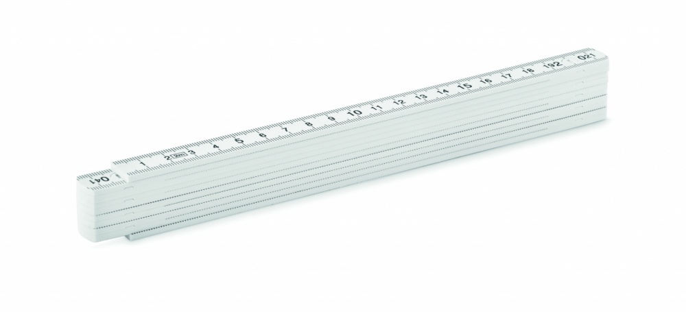 Logo trade promotional merchandise photo of: Folding ruler 2m