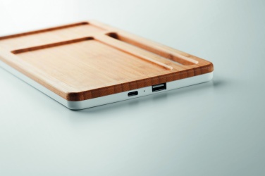 Logo trade corporate gifts picture of: Wireless charging pad 5W MALABAR