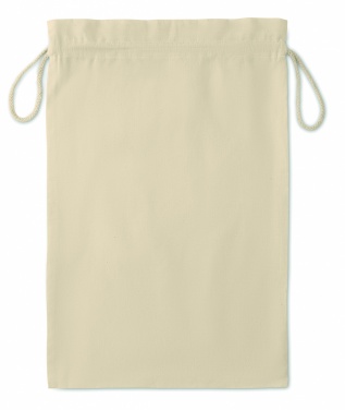 Logotrade promotional giveaways photo of: Large Cotton draw cord bag 30 x 47 cm