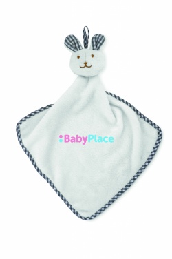Logo trade promotional item photo of: Plush rabbit design baby towel