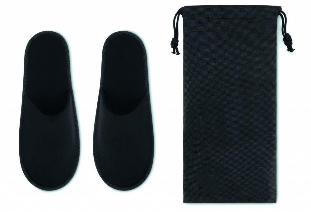 Logo trade promotional products image of: Pair of slippers in pouch