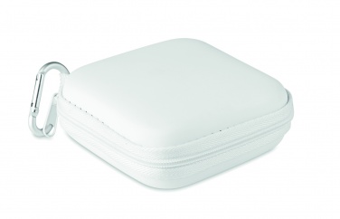 Logo trade business gifts image of: Wireless charger travel set