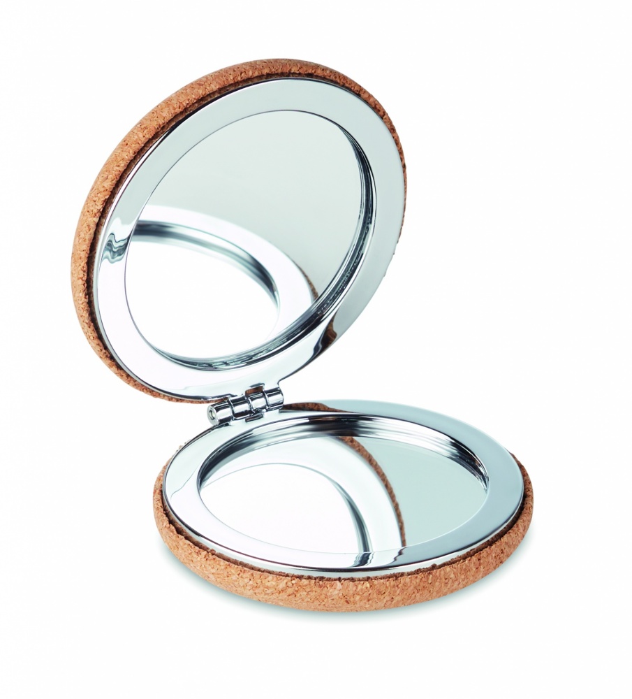 Logotrade promotional items photo of: Pocket mirror with cork cover
