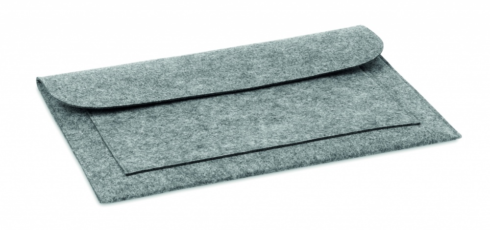 Logo trade advertising products image of: 15 inch Felt laptop pouch