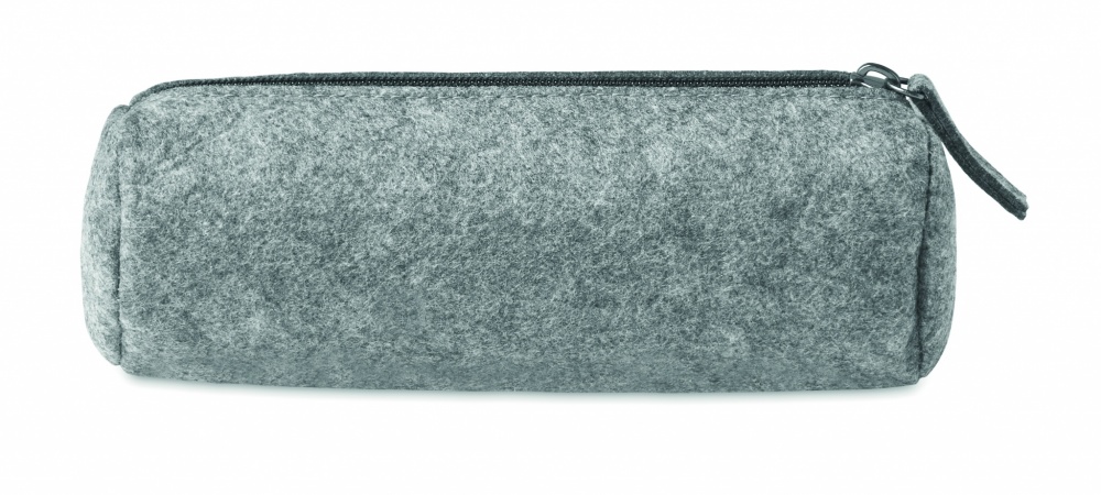 Logo trade promotional merchandise image of: Felt zippered pencil case