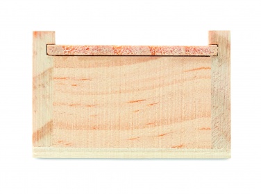 Logo trade promotional gift photo of: Stationery set in wooden box