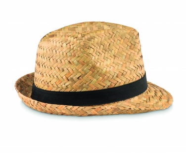 Logo trade promotional giveaways picture of: Natural straw hat