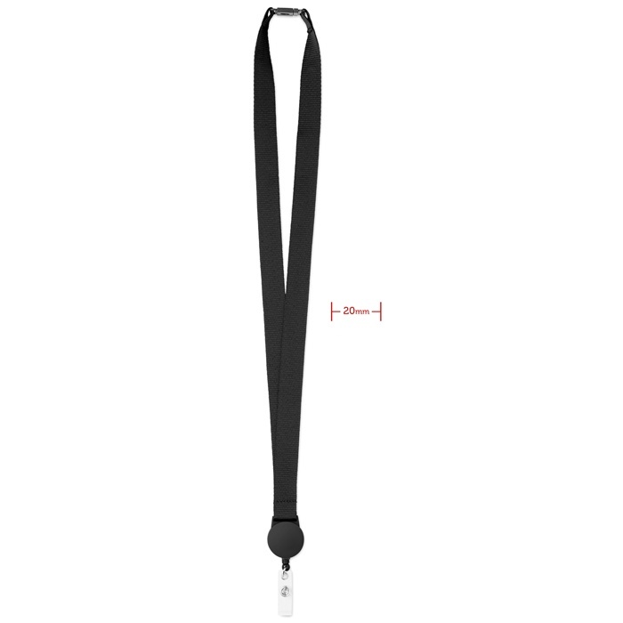 Logotrade promotional giveaway image of: Lanyard retractable clip
