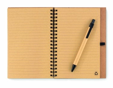 Logotrade promotional gift image of: Cork notebook with pen