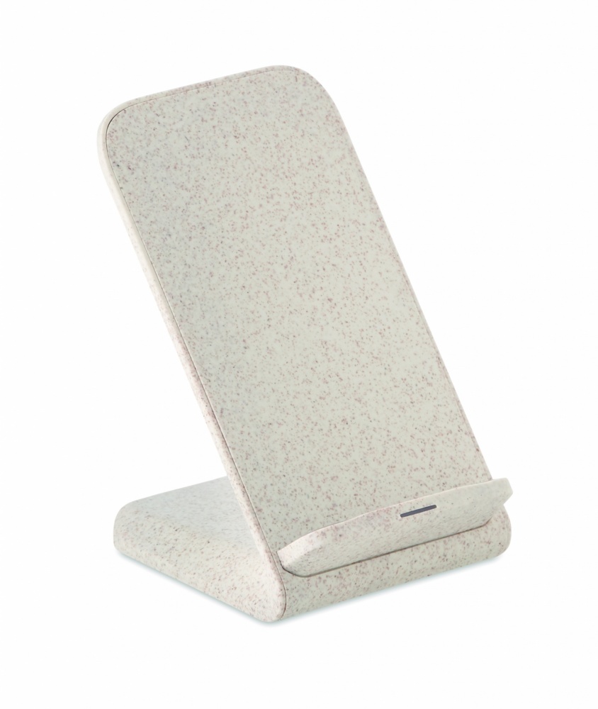 Logo trade promotional product photo of: Wheat straw/ABS charger std10W