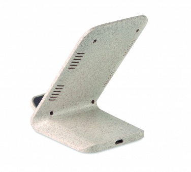 Logotrade advertising product image of: Wheat straw/ABS charger std10W