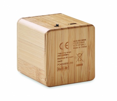 Logotrade advertising product picture of: Bamboo wireless speaker