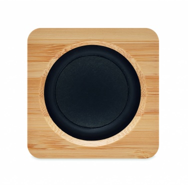 Logo trade promotional gift photo of: Bamboo wireless speaker