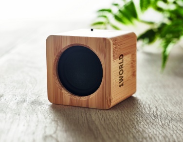 Logotrade promotional giveaway picture of: Bamboo wireless speaker