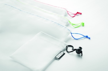 Logo trade promotional products image of: Set of 3 RPET mesh food bags