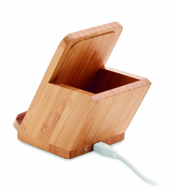 Logo trade promotional products picture of: Wireless charger pen holder 5W BAICOI