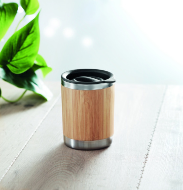 Logotrade advertising product image of: Tumbler in bamboo cover 250ml