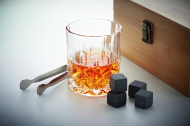 Logo trade promotional gift photo of: Whisky set in bamboo box
