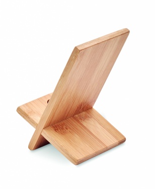 Logotrade corporate gifts photo of: Bamboo phone stand/ holder WHIPPY