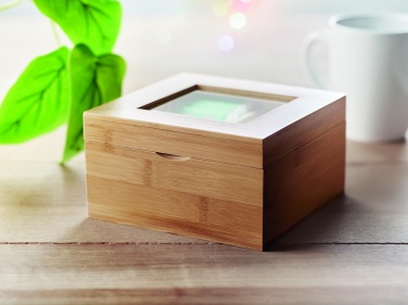 Logotrade promotional merchandise image of: Bamboo tea box