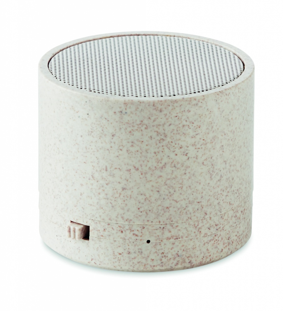 Logotrade corporate gift image of: 3W speaker in wheat straw/ABS