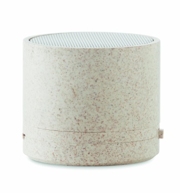 Logotrade promotional products photo of: 3W speaker in wheat straw/ABS