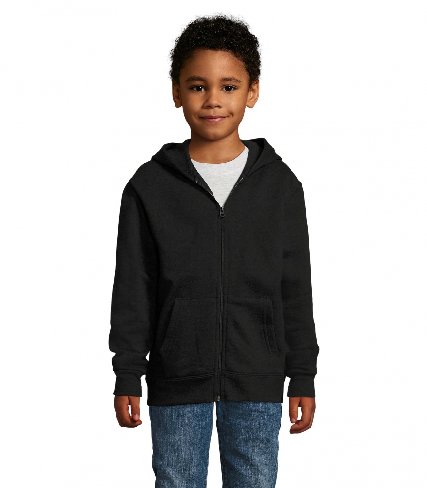 Logo trade promotional merchandise photo of: STONE KIDS ZIP HOODIE 260