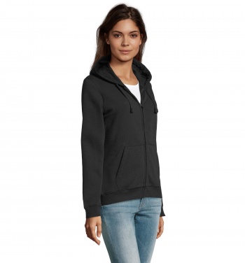Logotrade corporate gift image of: SPIKE WOMEN ZIP HOOD SWEAT