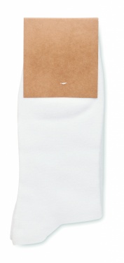 Logo trade corporate gifts picture of: Pair of socks in gift box L