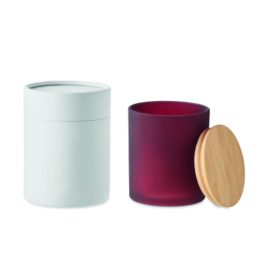 Logo trade advertising product photo of: Plant based wax candle 200 gr