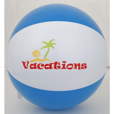 Logo trade promotional item photo of: Bicolour beach ball KEY WEST