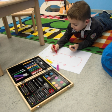 Logotrade promotional item image of: Big wooden painting set MAXI